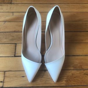 J Crew Elsie Asymmetrical Satin Pumps